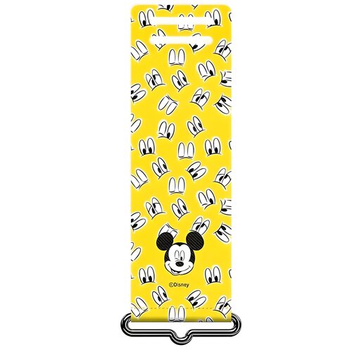 Pasek SAMSUNG do Silicone Cover do Galaxy A53/S22/S22+/S22 Ultra Disney Mickey Mouse Żółty