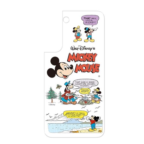 Panel SAMSUNG do etui Frame Cover do Galaxy S22 Disney Mickey Mouse Biały