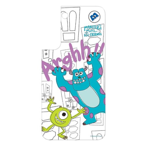 Panel SAMSUNG do etui Frame Cover do Galaxy S22 Disney Monsters Biały