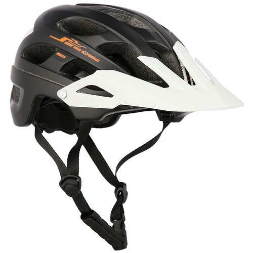 Kask rowerowy NILS EXTREME MTW208 Czarno-biały MTB (rozmiar M)