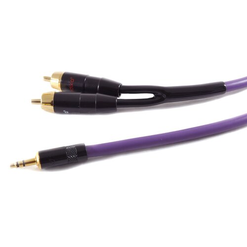 Kabel Jack 3.5 mm - 2x Chinch MELODIKA 1 m