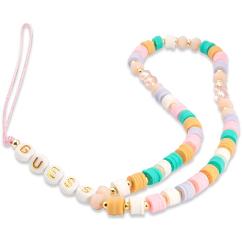 Zawieszka do telefonu GUESS Heishi Beads Różowy