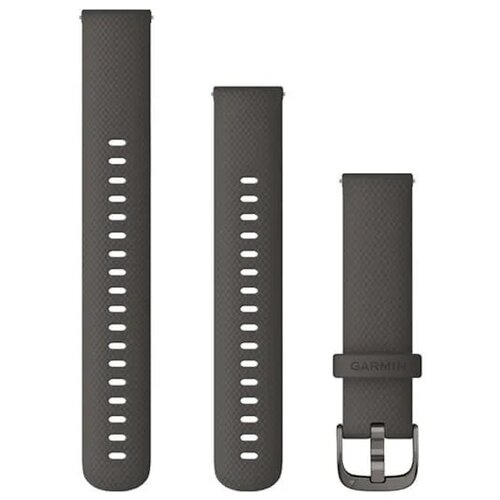 Pasek do Garmin Venu 2S/Forerunner 255S QuickFit 18 Grafitowy