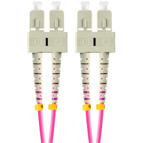 Kabel patchcord LANBERG FO-SUSU-MD41-0010-VT 1 m