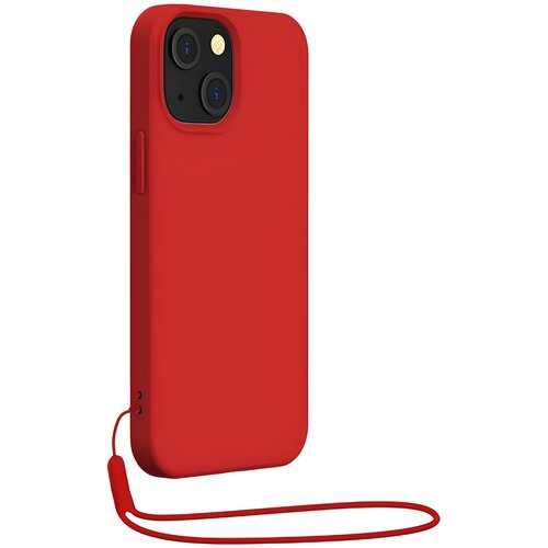 Etui BIGBEN Silicone Case z paskiem do Apple iPhone 13 Czerwony
