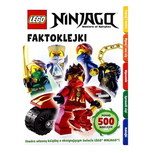 Książka LEGO Ninjago Faktoklejki LDF-2