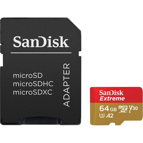 Karta pamięci SANDISK Extreme microSDXC 64 GB