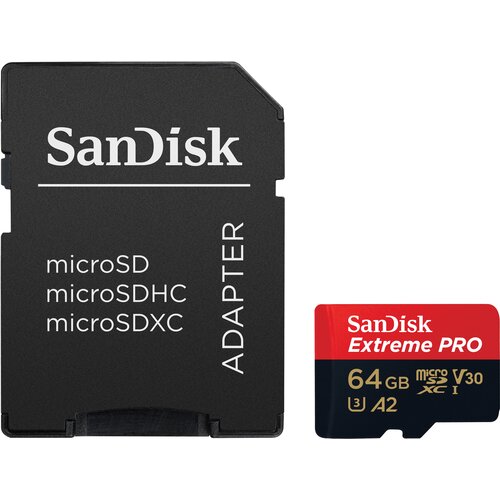 Karta pamięci SANDISK Extreme PRO microSDXC 64GB