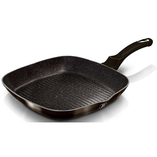 Patelnia grillowa BERLINGER HAUS Shiny Black BH-6611 28 cm