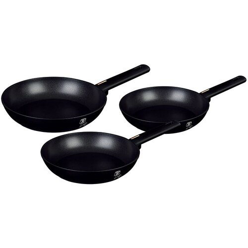 Zestaw patelni BERLINGER HAUS Monaco Titan Collection BH-7095 (3 elementy)