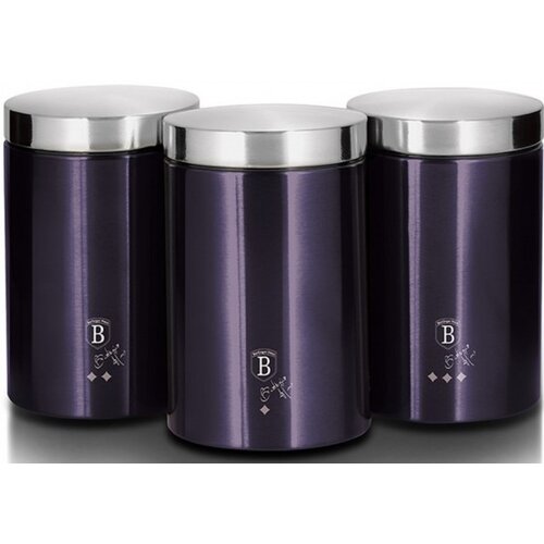 Zestaw pojemników na żywność BERLINGER HAUS Purple Eclipse Collection BH-6827 3 szt.