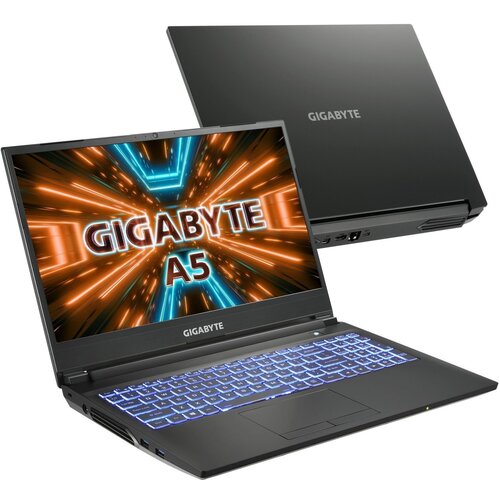 Laptop GIGABYTE A5 K1-AEE1130SD 15.6" IPS 144Hz R5-5600H 16GB RAM 512GB SSD GeForce RTX3060