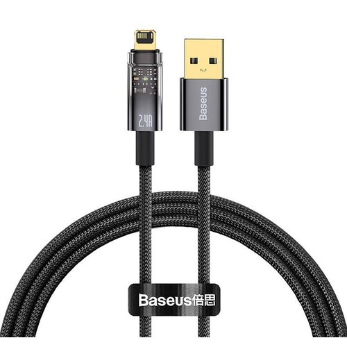 Kabel USB - Lightning BASEUS Explorer 1 m Czarny