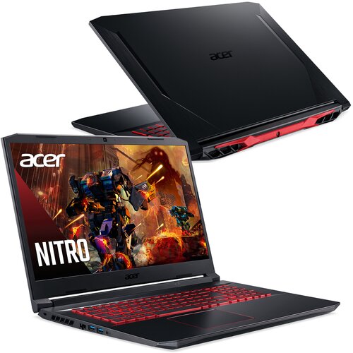 Laptop ACER Nitro 5 AN517-52 17.3" IPS i5-10300H 8GB RAM 512GB SSD GeForce RTX3050 Windows 11 Home