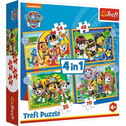 Puzzle TREFL Psi Patrol Wakacyjny 34395 (207 elementów)