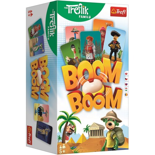Gra karciana TREFL Boom Boom Rodzina Treflików 02122