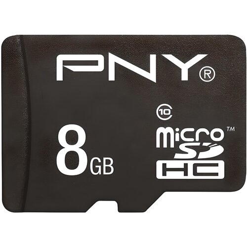 Karta Pamięci PNY microSDHC 8GB + Adapter
