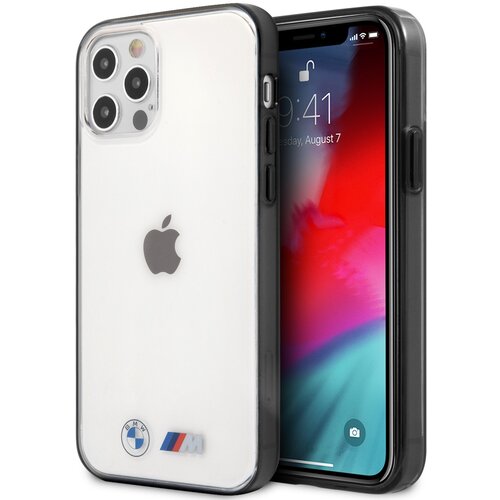 Etui BMW Sandblast do Apple iPhone 12 Pro Max Przezroczysty