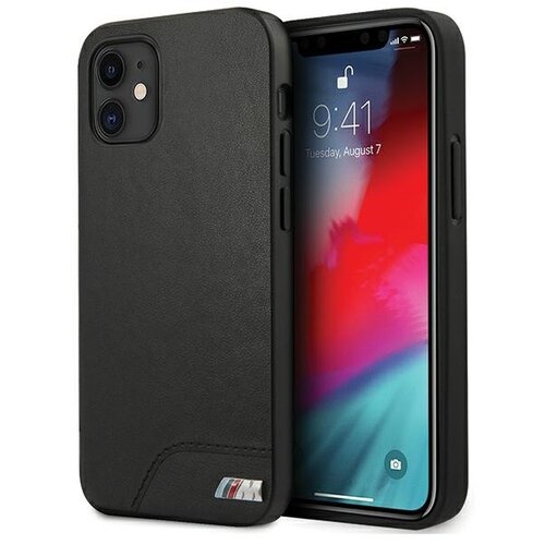 Etui BMW M Collection Smooth PU do Apple iPhone 12 mini Czarny