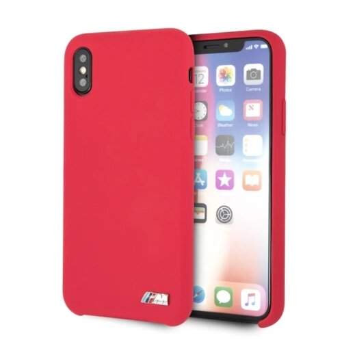 Etui BMW Silicone M Logo do Apple iPhone X/Xs Czerwony