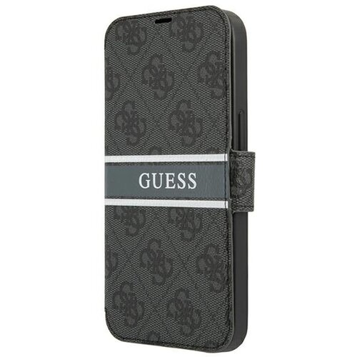 Etui GUESS 4G Stripe do Apple iPhone 13/13 Pro Szary