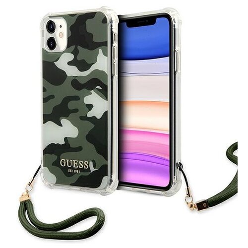Etui GUESS Camouflage do Apple iPhone 11/Xr Moro