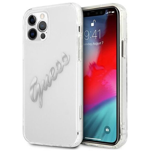 Etui GUESS Vintage do Apple iPhone 12 Pro Max Przezroczysty