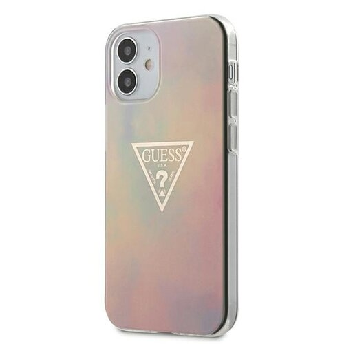 Etui GUESS Tie & Die Collection do Apple iPhone 12 mini Różowy