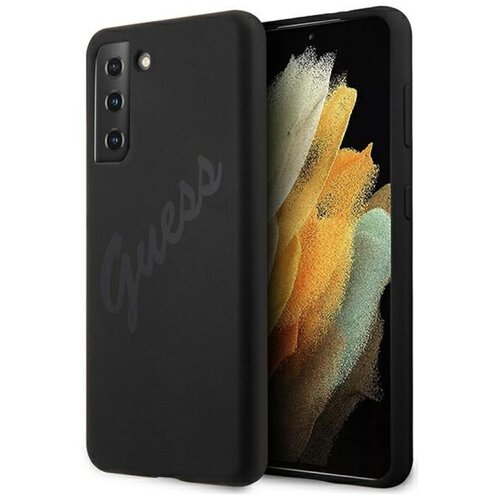 Etui GUESS Script Vintage do Samung Galaxy S21+ Czarny