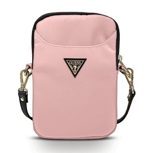 Torba GUESS Nylon Triangle Logo Różowy