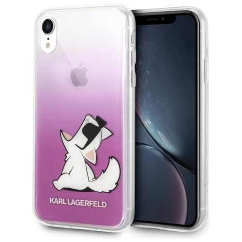 Etui KARL LAGERFELD Choupette Fun do Apple iPhone Xr Różowy