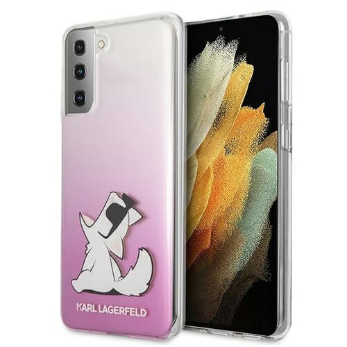 Etui KARL LAGERFELD Choupette Fun do Samsung Galaxy S21+ Różowy