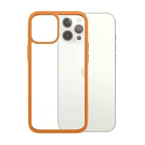 Etui PANZERGLASS ClearCase do Apple iPhone 12 Pro Max Pomarańczowy
