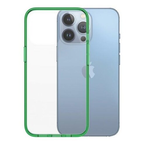 Etui PANZERGLASS ClearCase Antibacterial do Apple iPhone 13 Pro Limonkowy