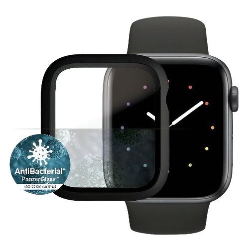Etui PANZERGLASS Full Body do Apple Watch 4/5/6/SE (44 mm) Czarny