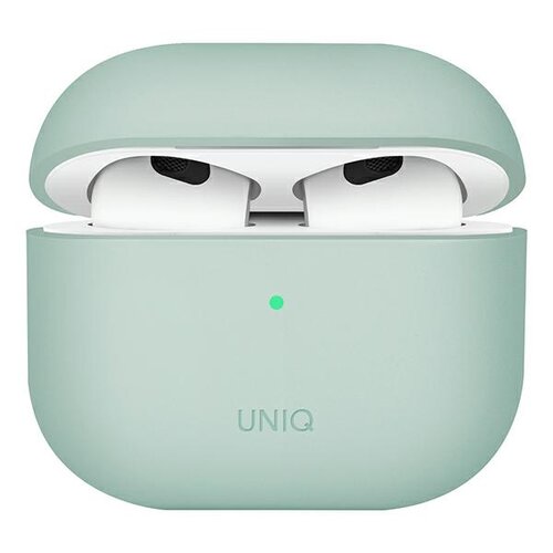Etui na słuchawki UNIQ Lino do Apple AirPods 3 gen Zielony