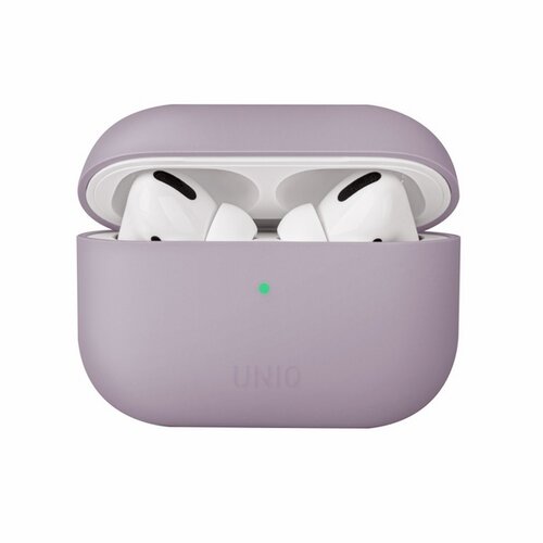 Etui na słuchawki UNIQ Lino do Apple AirPods Pro Lawendowy