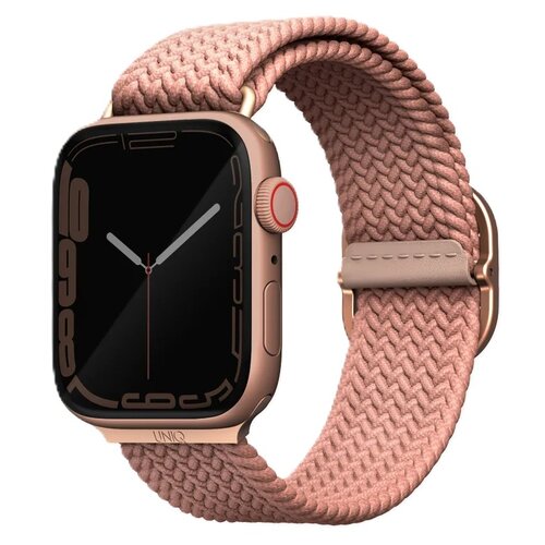 Pasek UNIQ Aspen do Apple Watch 1/2/3/4/5/6/7/8/9/SE (42/44/45mm) Różowy