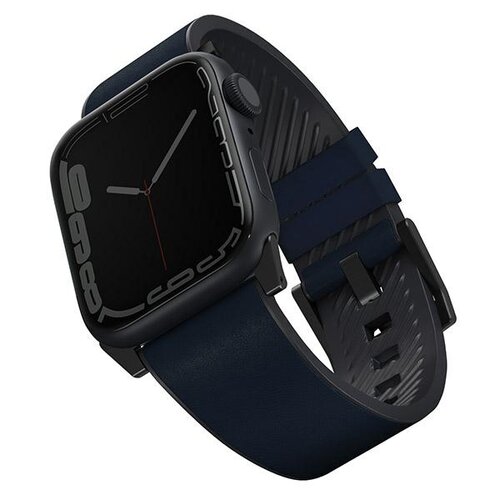 Pasek UNIQ Straden do Apple Watch 4/5/6/7/SE (42/44/45 mm) Niebieski