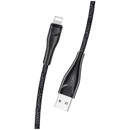 Kabel pleciony USB - Lightning USAMS U41 2 m Czarny