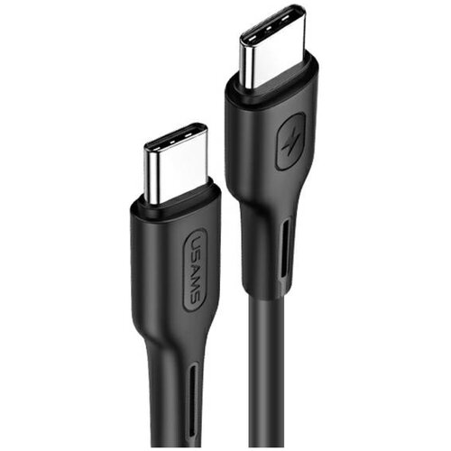 Kabel USB-C - USB-C USAMS SJ459USB01 U43 100W Fast Charge 1.2 m Czarny