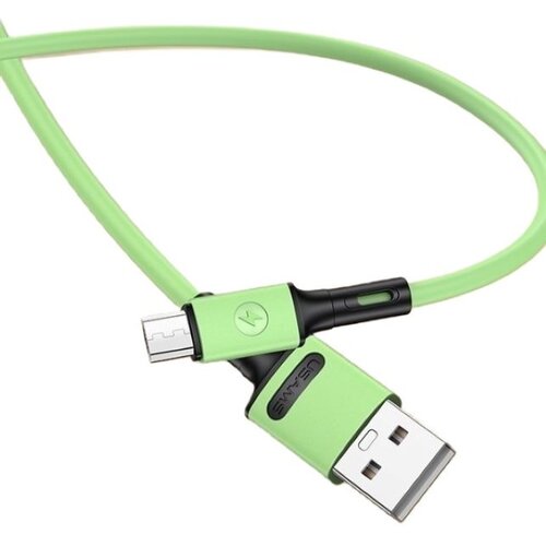 Kabel USB - Micro USB USAMS SJ435USB02 U52 10W 1 m Zielony