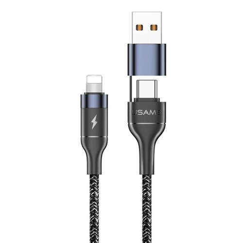 Kabel USB-C - Lightning USAMS U31 SJ404USB01 30W 1.2m Czarny