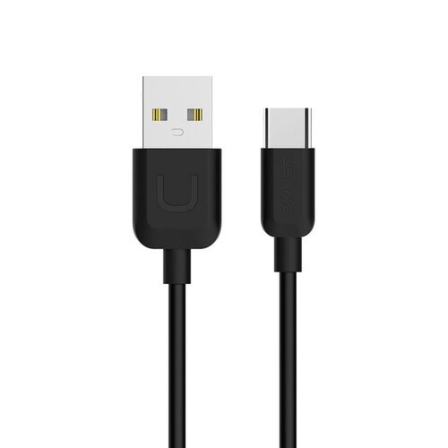 Kabel USB - USB-C USAMS U-Turn 10W 1 m Czarny