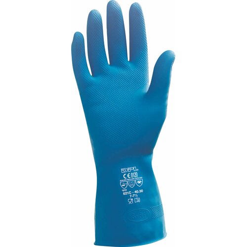 Rękawiczki lateksowe ICO GUANTI Felpato Blu (rozmiar S)