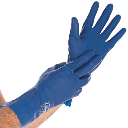 Rękawiczki lateksowe FRANZ MENSCH Smooth Blue 259561 (rozmiar M)