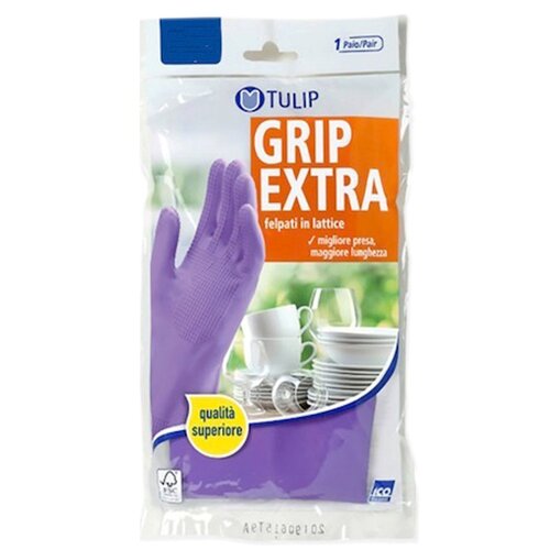Rękawiczki lateksowe TULIP Grip Extra (rozmiar L)