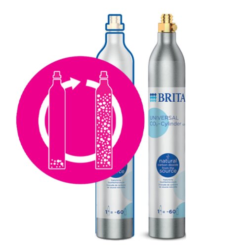 Wymiana naboju BRITA CO2 Niebieski - gaz spożywczy oryginalny z atestem