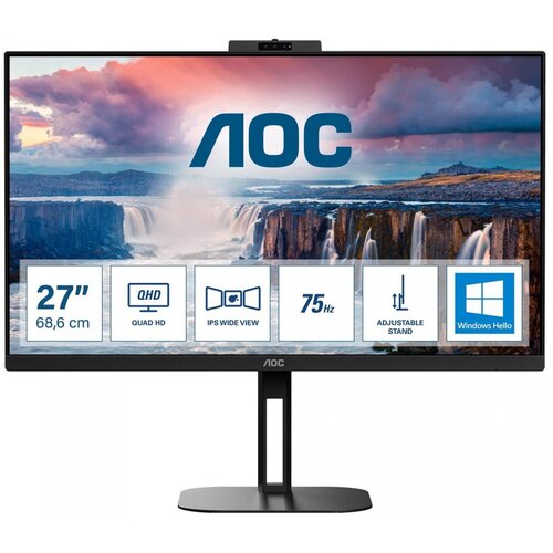 Monitor AOC V5 Q27V5CW 27" 2560x1440px IPS 1 ms [MPRT]