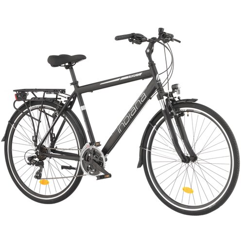 Rower trekkingowy INDIANA X-Road 1.0 M19 28 cali męski Czarny